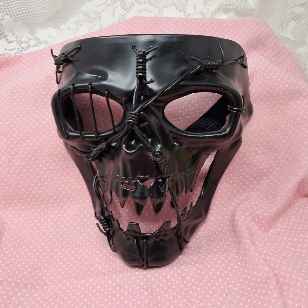 Skull‎ Mask Barbed Wire Halloween Costume
